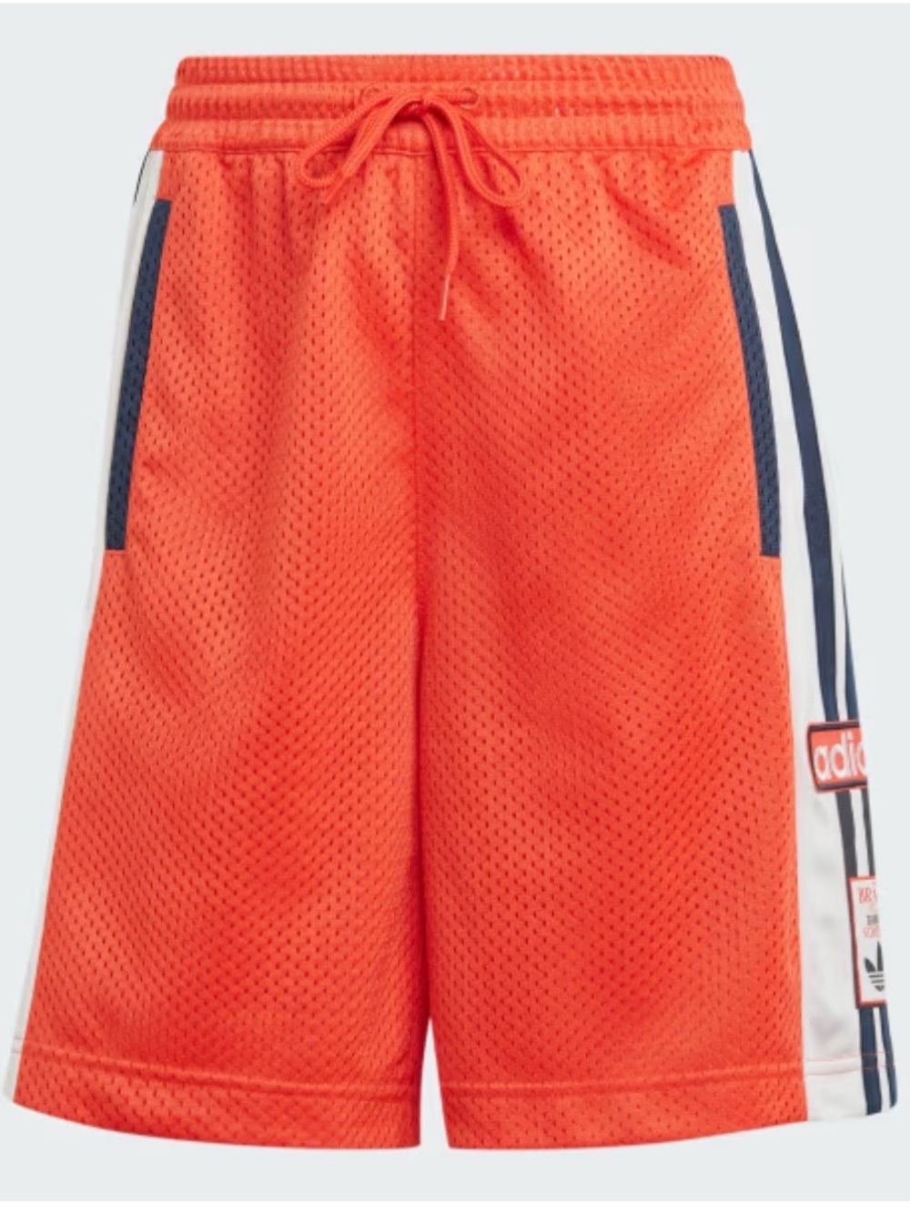 New adidas Women’s Orange Iconic Adibreak Basketball Shorts - XS